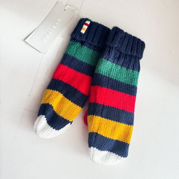 Hudson Bay Company Stripes Winter Mittens L/XL - Picture 3 of 3
